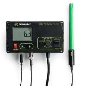 The MC122 controller automatically monitors and fine tunes the ph levels. Just set your ph parameters and let the Milwaukee ph Controller do the rest!